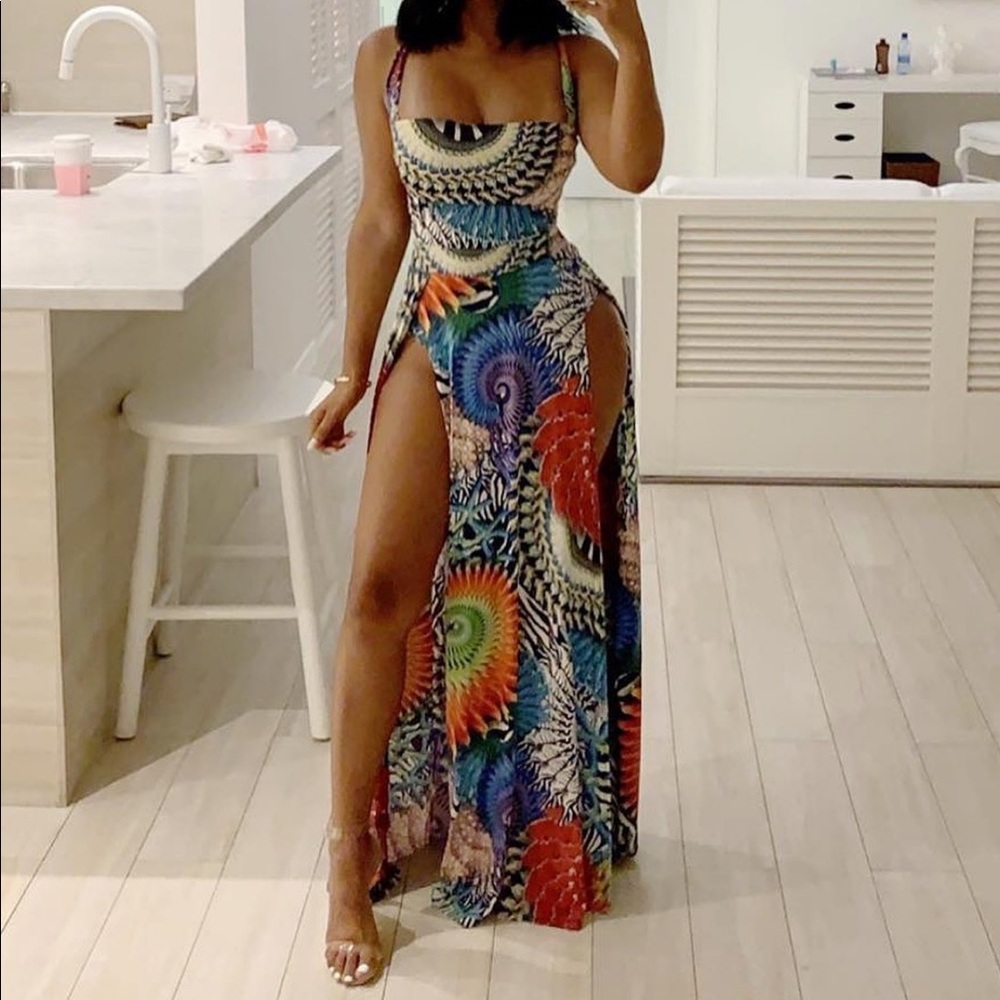 Touch Dolls Boutique (Double Split) Maxi Dress